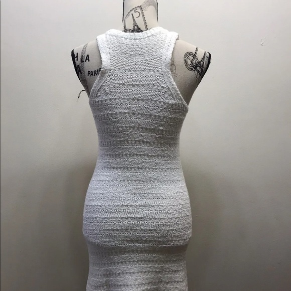 Abercrombie Kids Tank Sweater Dress Chunky Knit Off White Size 13/ 14 - Picture 8 of 13